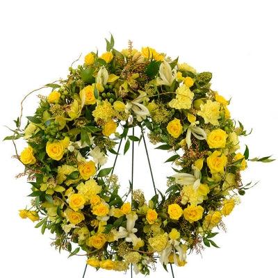 Touch of Sunshine Wreath