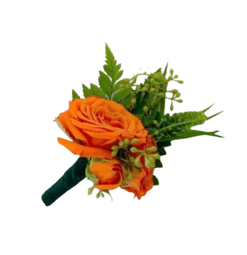 Orange Love Boutonniere