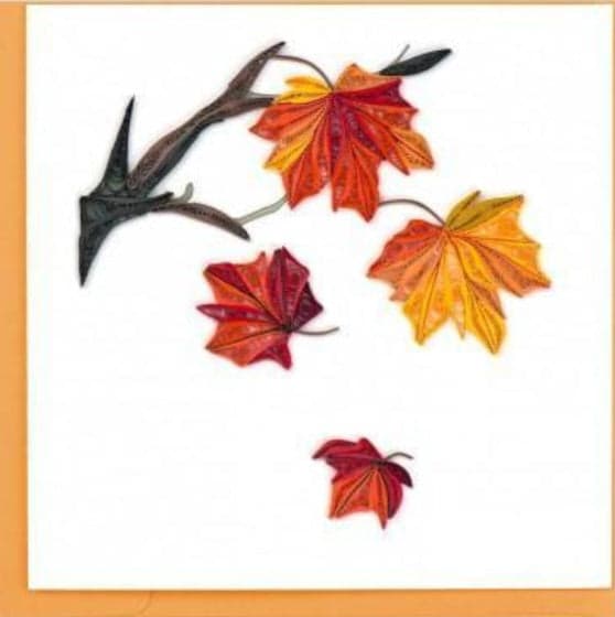 Autumn Leaves Greeting Card BL926