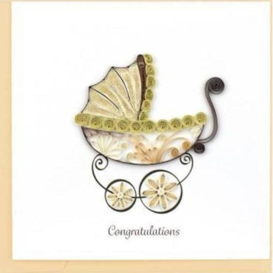 Baby Carriage Card CG803