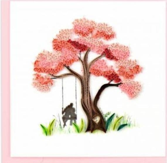 Blossoming Love Greeting Card LV251