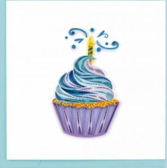 Cupcake & Candle Birthday Card BD162