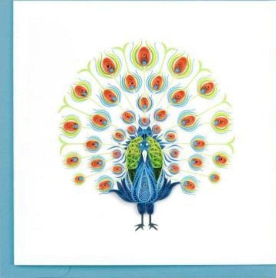 Dancing Peacock Card BL939