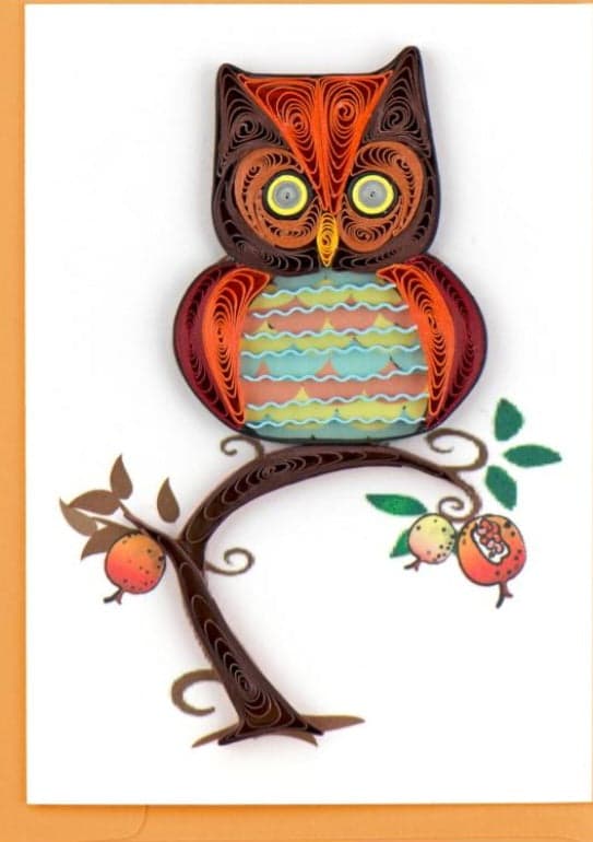 Owl Gift Enclosure Mini Card GE546