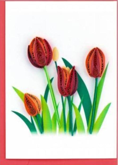 Red Tulip Gift Enclosure GE503