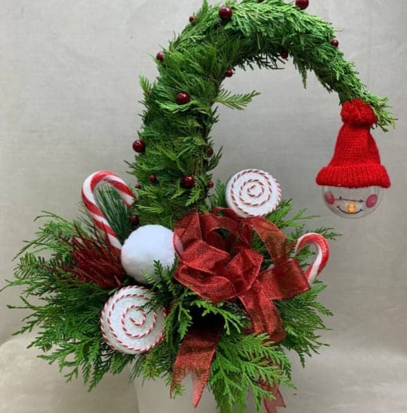 Candy Cane Grinch Tree