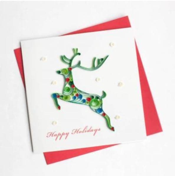 Happy Holidays Christmas Card HD600