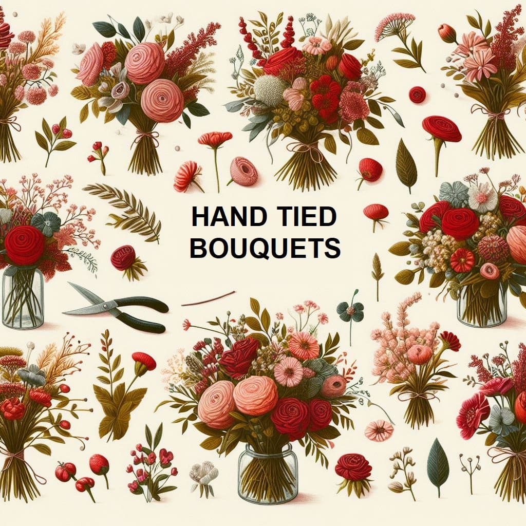 Hand Tied Bouquets Flowers Image